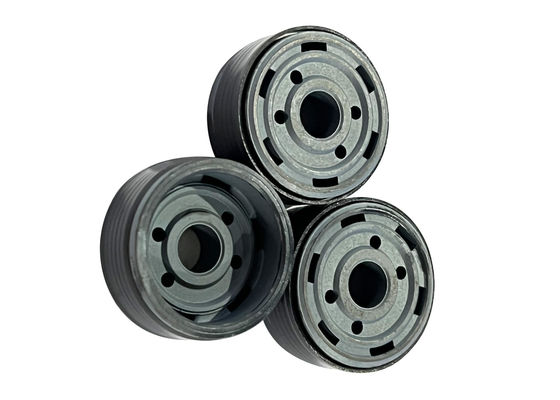 Gelişmiş Buharla İşlenmiş Fe C Cu Bantlı Piston Daha İyi Şok emicilik için