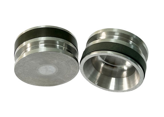 Yüksek Dayanıklılık Özel Tasarımlı Bantlı Piston Fe C Cu Temelli Malzemelerle Ve Doldurulmuş PTFE