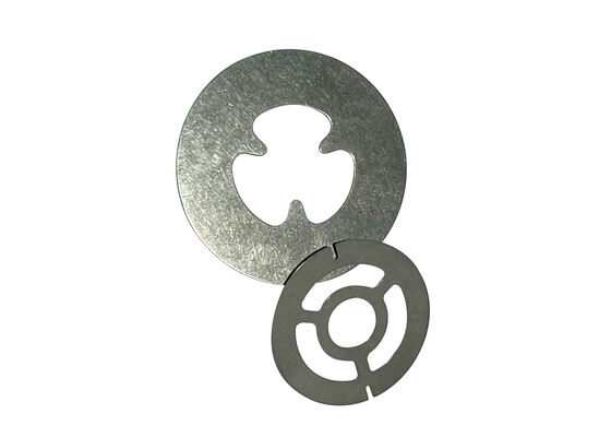 Yumuşatılmış Şok Valf Şims Yuvarlak Yapılandırma GB DIN JIS ANSI Standartlarına Uygun Şok emici montajlarında Uygulanabilir