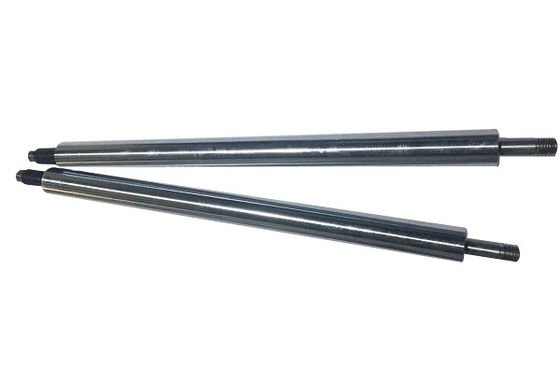 HRC42 - 45 Sert Kromlu Amortisör Piston Mili 390mm Uzunluk 25mm Kaplamalı